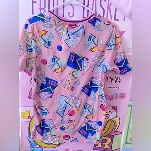90s Print T shirt 🌈